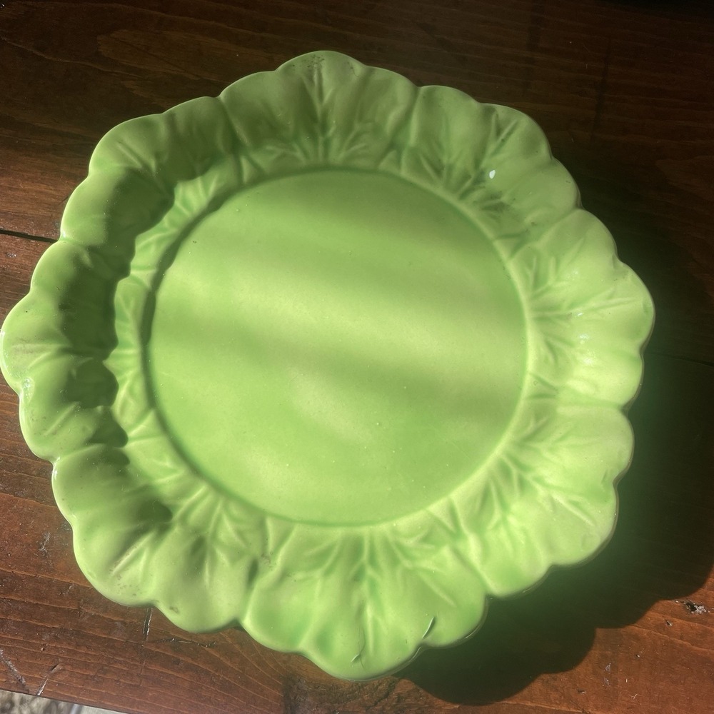 Vintage 80s 70s Holland Mold Cabbage Bowl Soup Tureen with Under Plate No Lid - Picture 6 of 7
